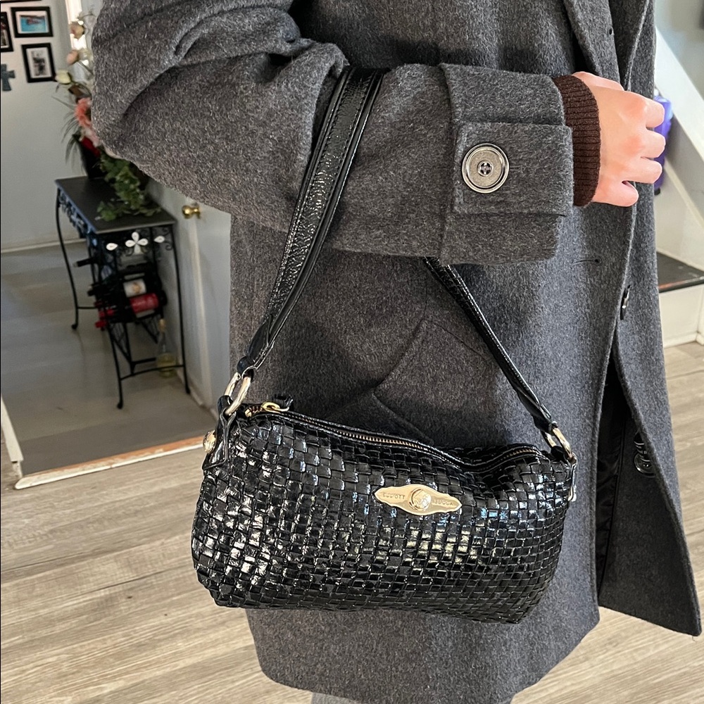 Elliott Lucca Black Woven Bag